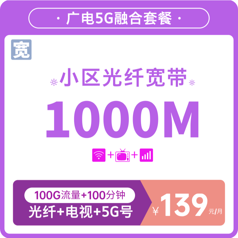 宽带套餐示意图